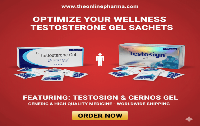 Buy Cernos Gel and Testosign Jel Online | Best Testosterone Gel at TheOnlinePharma.com